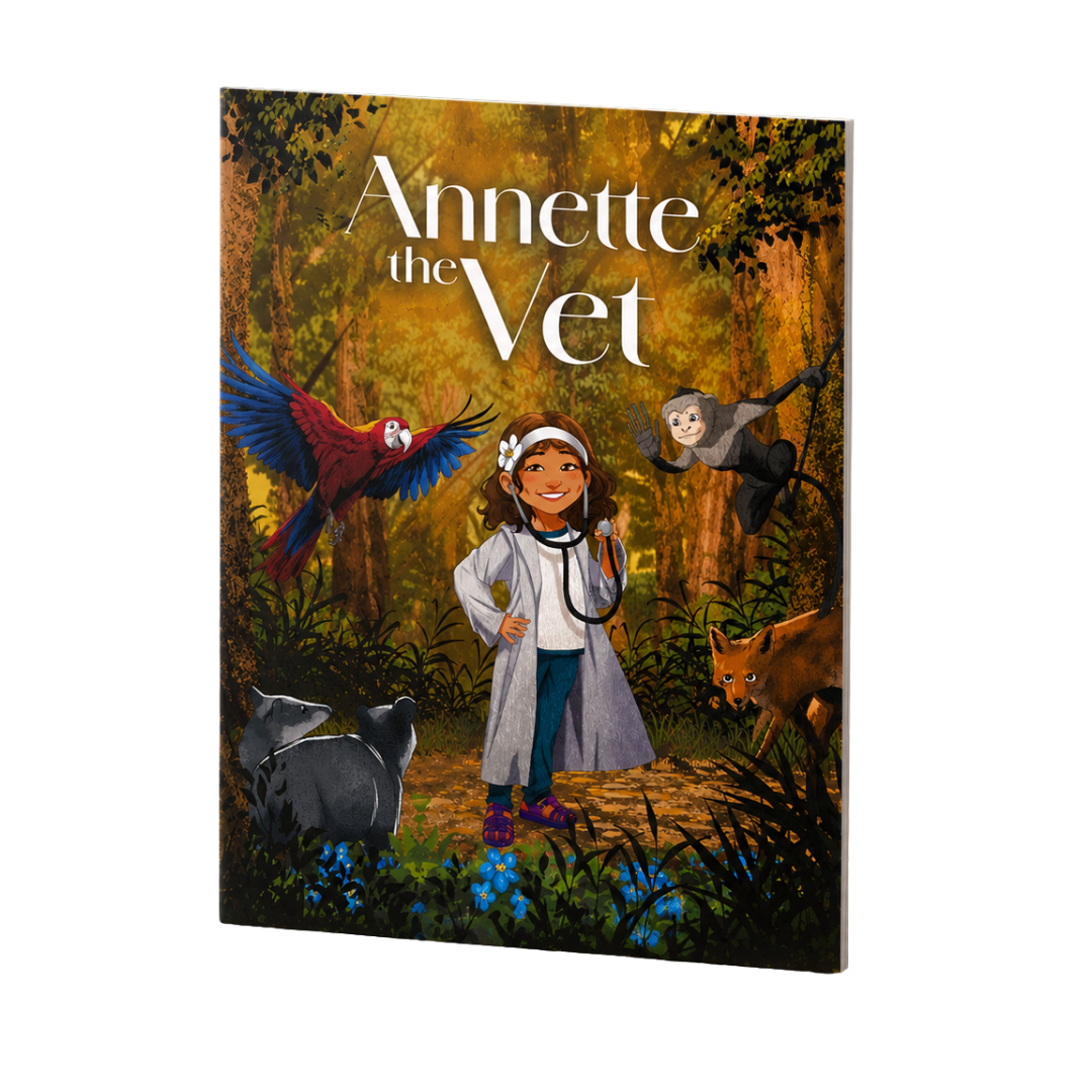 Annette the Vet paperback book.